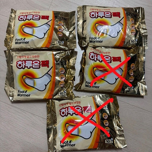 하루온 발핫팩 60매 4/1 가격에 팜