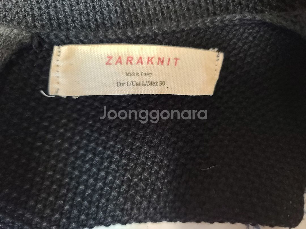 ZARA 자라 니트 원피스 L size--3