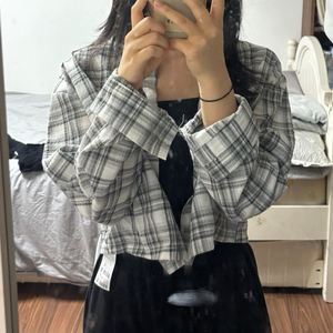 체크무늬 셔츠 새상품