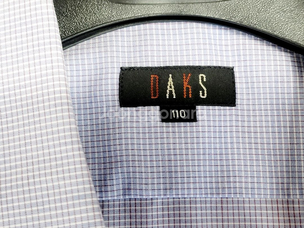 DAKS 닥스 극세체크 반팔셔츠남방--2