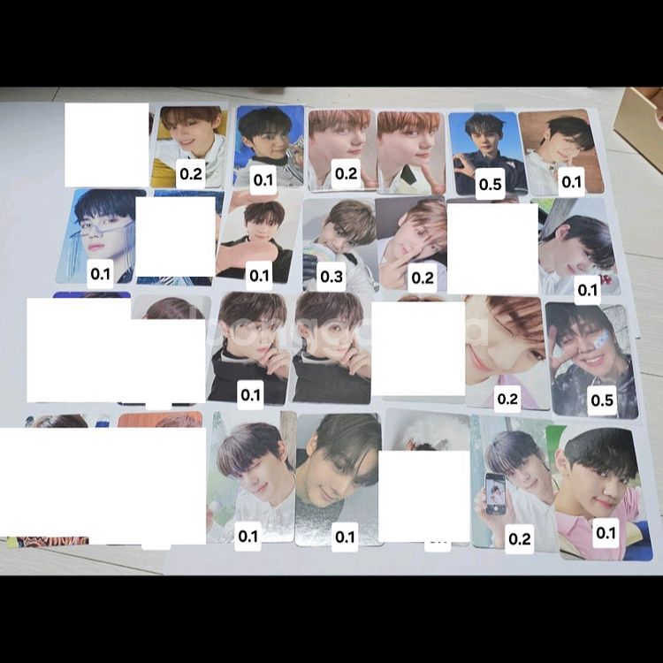 제로베이스원 제베원 김규빈 앨포 미공포 럭드 포카 판매--0