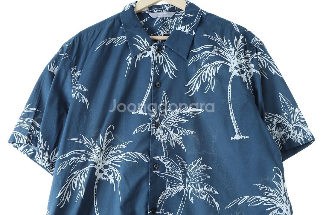 (2XL-3XL) 브랜드빈티지 반팔셔츠 남방 빅사이즈--1