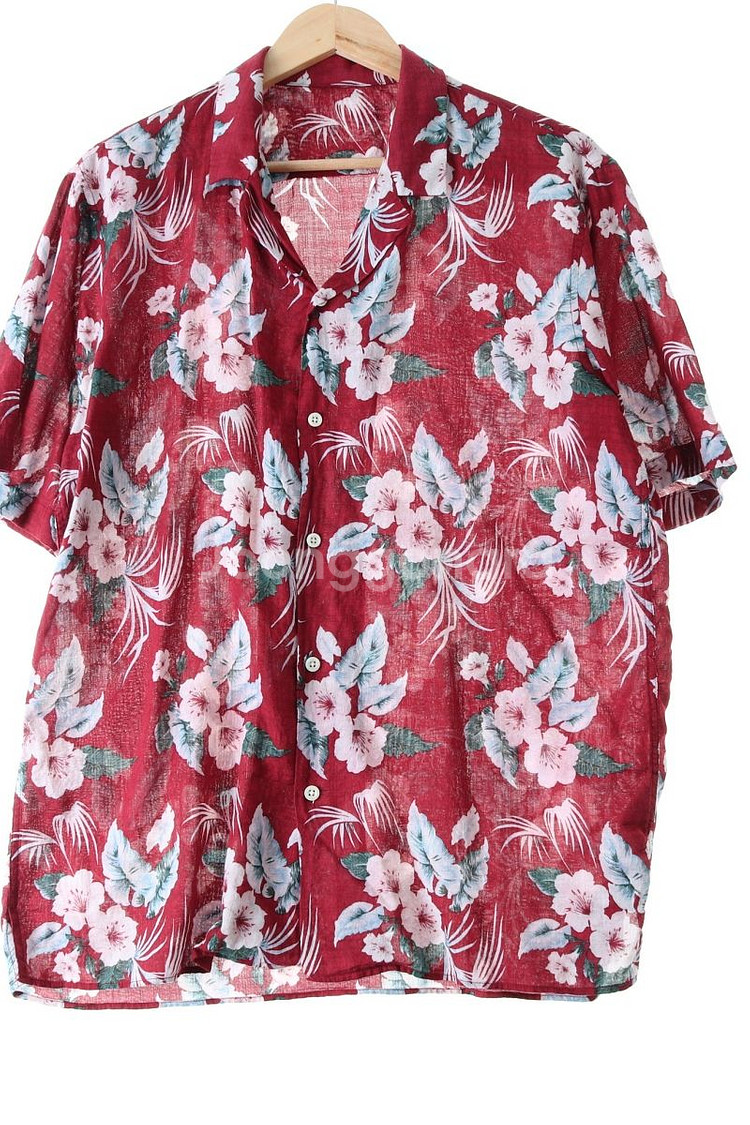 (XL-2XL) 브랜드빈티지 반팔셔츠 남방 쉬원소재--0