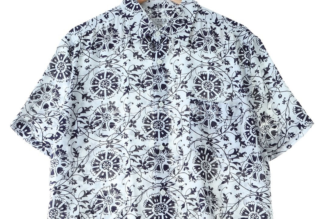 (2XL) 인디안 반팔셔츠 남방 쉬원소재 하와이안--1