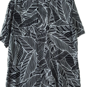 (XL-2XL) 브랜드빈티지 반팔셔츠 남방 블랙 패턴