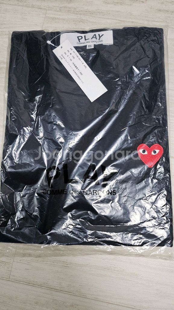 (꼼데가르송 반팔 티셔츠 XXL(105~110)--2