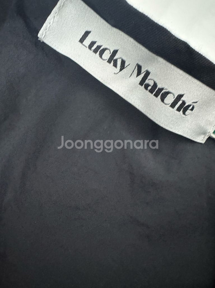 여성 럭키마르쉐 23시즌 나일론 플레어 원피스--2