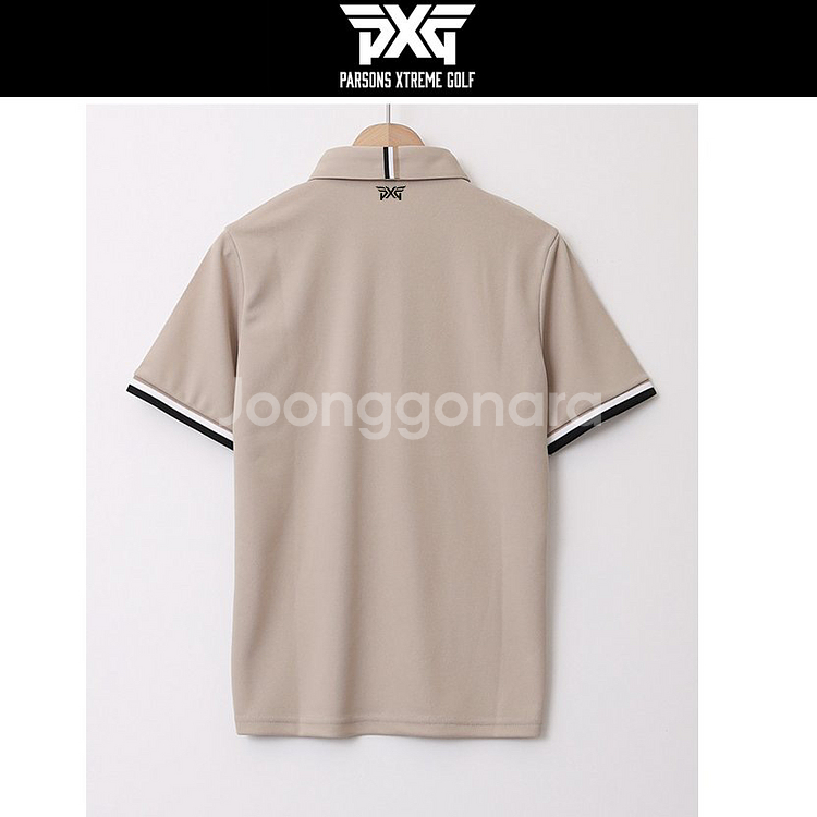 PXG 골프 여성 삼선 카라 코튼 반팔티--8