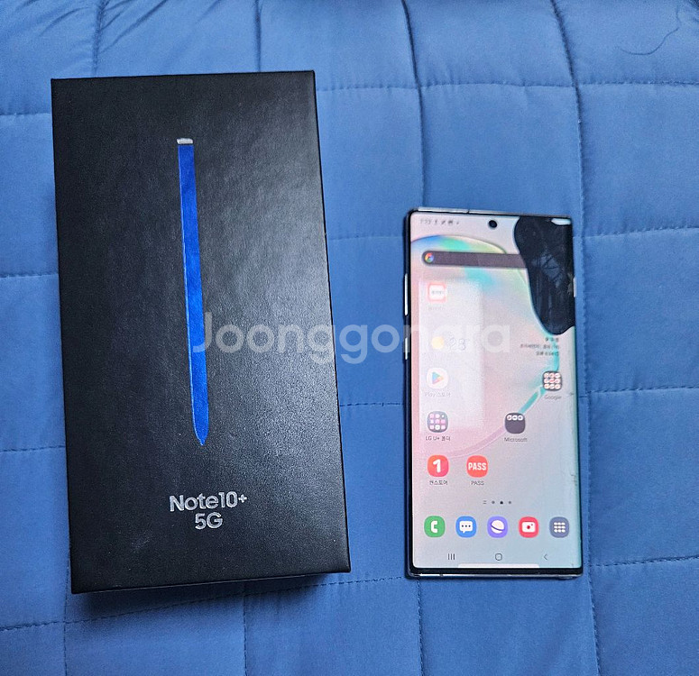 갤럭시 노트10플러스 256gb 아우라글로우--0