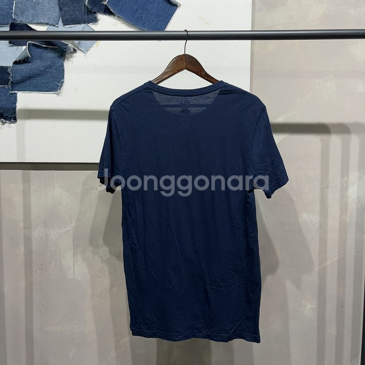 (95) 폴로 랄프로렌 캐주얼 네이비 라운드 반팔 티--3