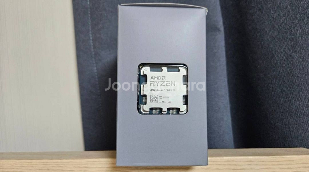 라이젠 7800x3d cpu 정발 멀티팩 미개봉--1