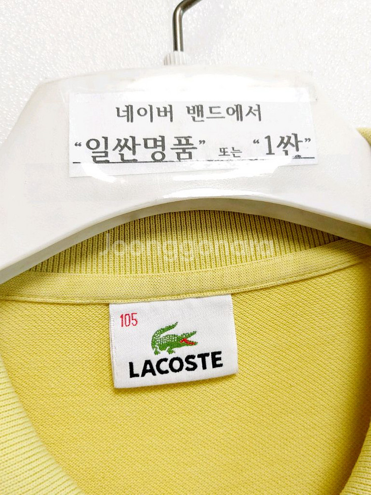 라코스테 남성반팔티100-105 폴로 카라티--3
