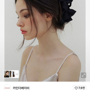카인더베이비 petit ribbon metal hair