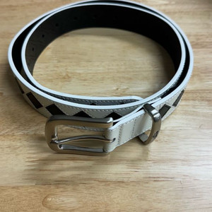 스투시 아가일 벨트 흰검 상태 좋은 중고