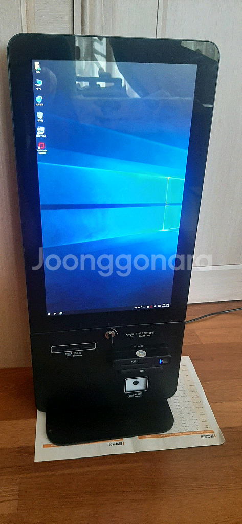 하나시스키오스크 K-220D 탁상용키오스크 카드전용 내--0
