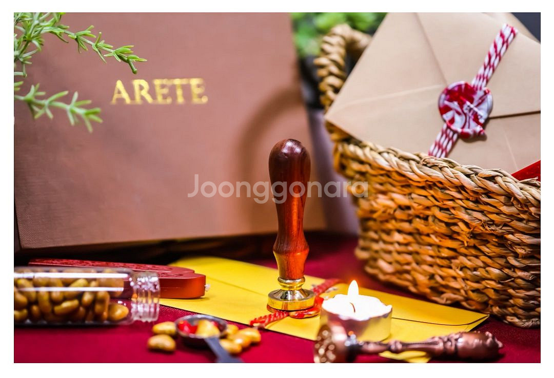 (새상품)도장 DIY-실링왁스 스탬프 세트--0