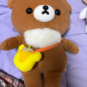 고전 코구마 챠이로이코구마 오므라이스 가방 인형