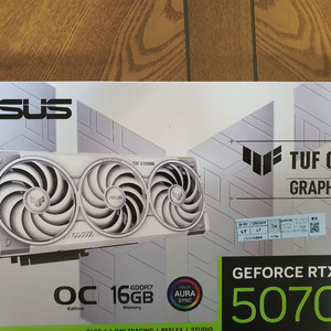 ASUS TUF 5070 ti 화이트 미개봉 팝니다
