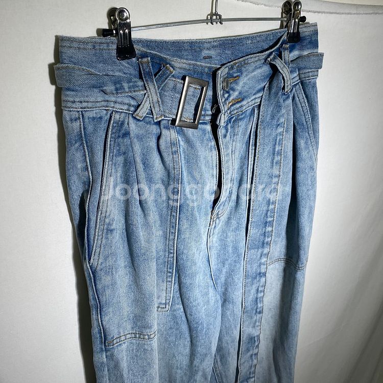 S-M)PRANA 허리 벨트 연청 청바지 데님--0