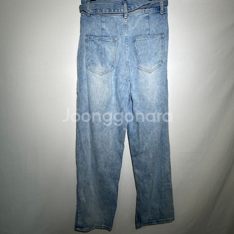 S-M)PRANA 허리 벨트 연청 청바지 데님--5