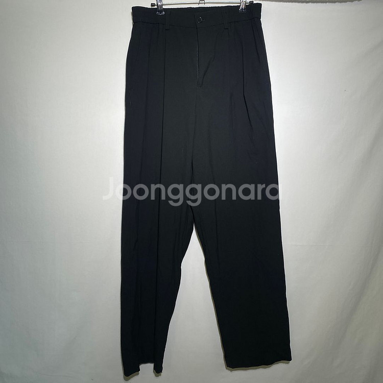 S-M)자라 허리밴딩 와이드 팬츠--1