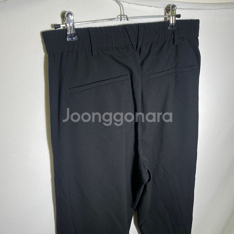 S-M)자라 허리밴딩 와이드 팬츠--3