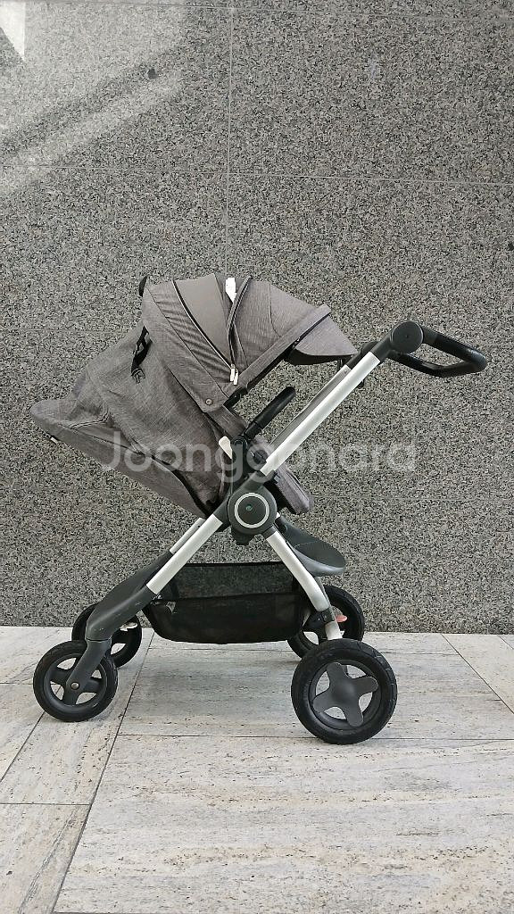 최고급 명품 럭셔리 디럭스 유모차 스토케. 방수커버 무--5
