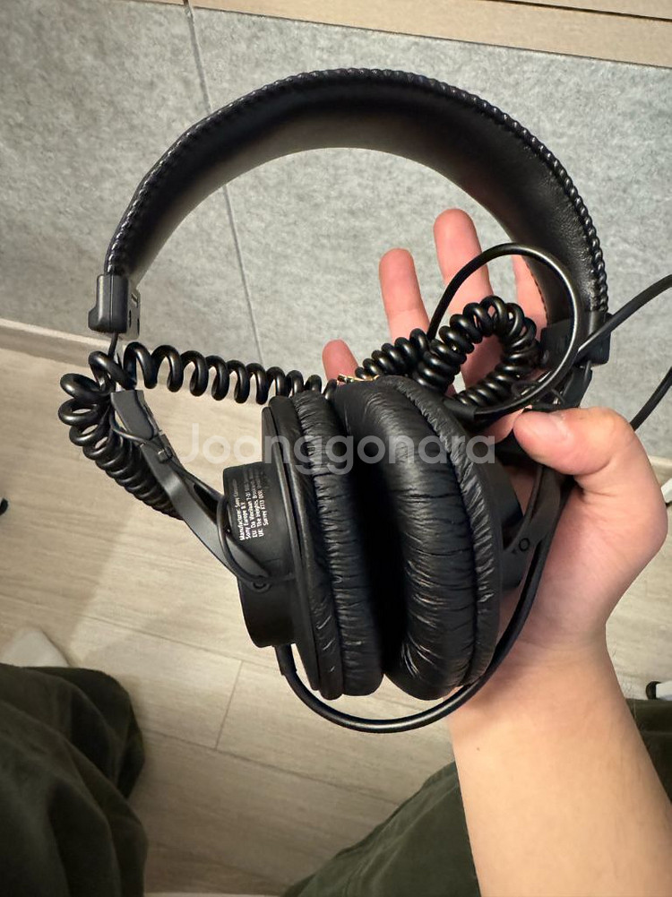 소니 mdr-7506 모니터링 헤드셋--1