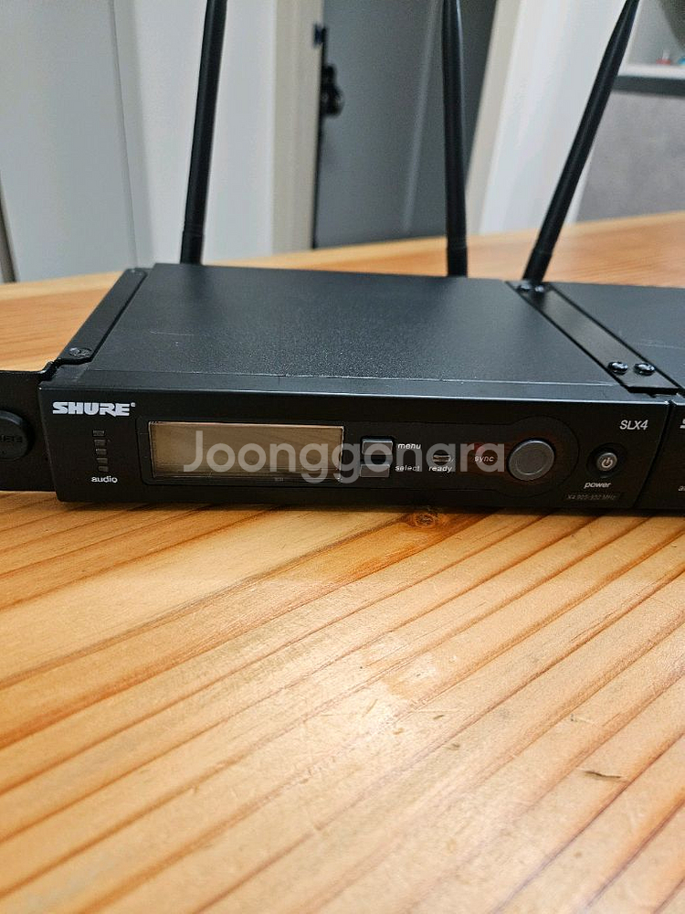 슈어 slx4 무선마이크 수신기--4