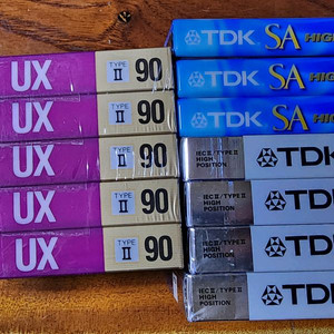 소니, TDK 고급 크롬 공테이프 미개봉 신품