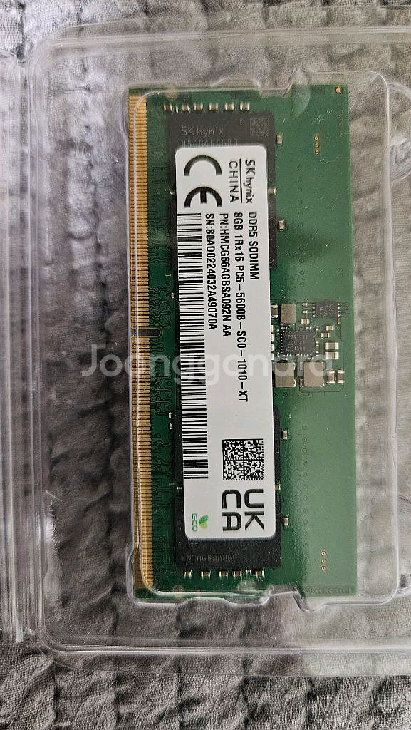 노트북램 sk하이닉스 8GBx2 16gb 5600--0