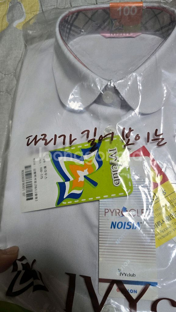 여자학생 와이셔츠--2