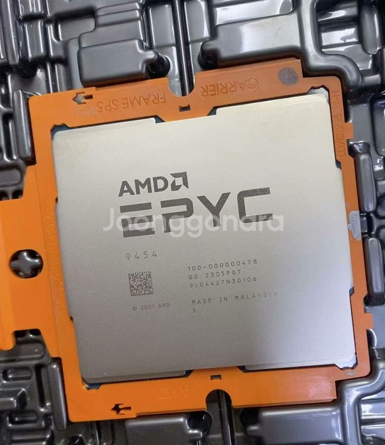 [정품] AMD EPYC 9454 서버 CPU 48코어--0