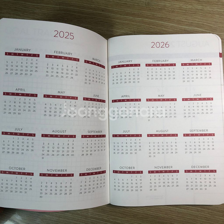 2025-2026 강아지 미니 월간 플래너--2