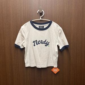 널디 nerdy 크롭 반팔티셔츠