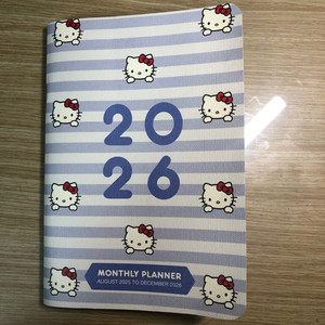 헬로키티 2025-2026 먼슬리 미니 플래너