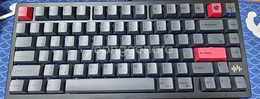 크러시 키캡 블랙 pbt--0