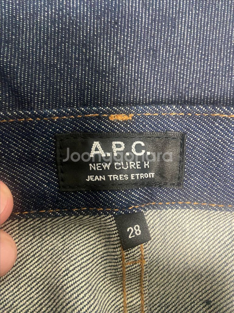 A.P.C.(아페쎄) 뉴 큐어 K 데님 28--3