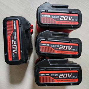 계양20v 5ah 전동배터리3개