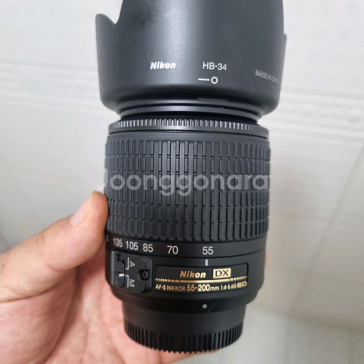 니콘 d5600 기본셋과 망원렌즈--3