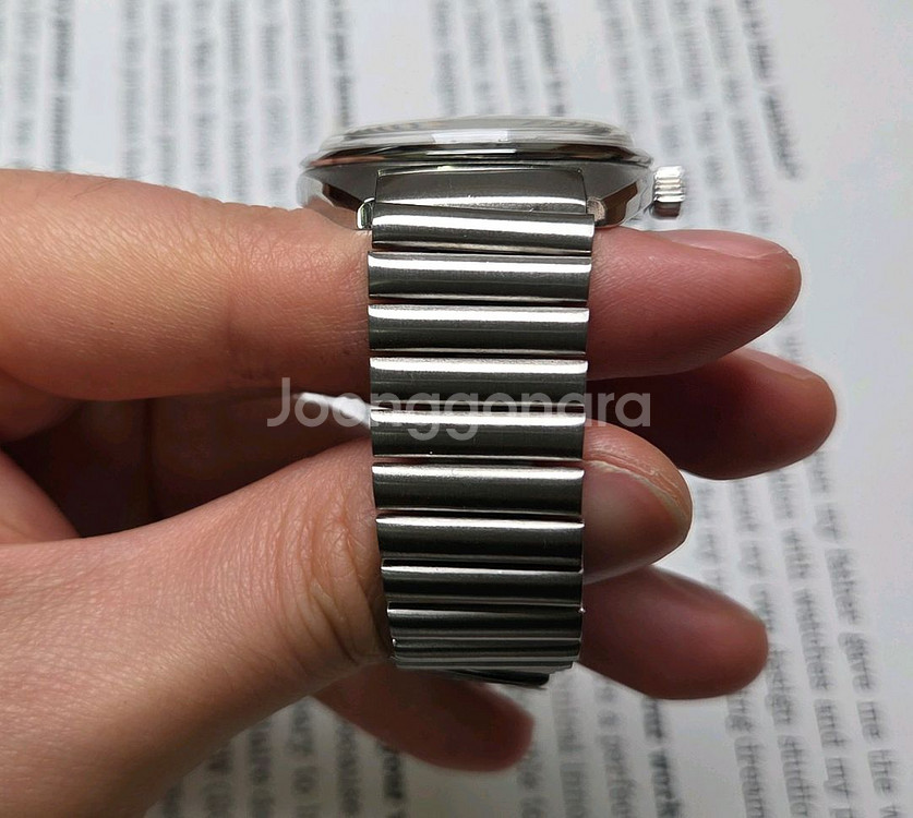 빈티지 부로바 N7터틀 셋오매틱 데이데이트 투톤청판 통--6