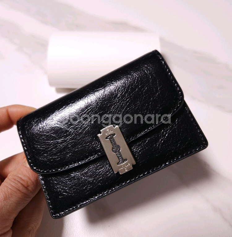 분크 오캄 룬 아코디언 카드지갑 블랙 [새상품]--0