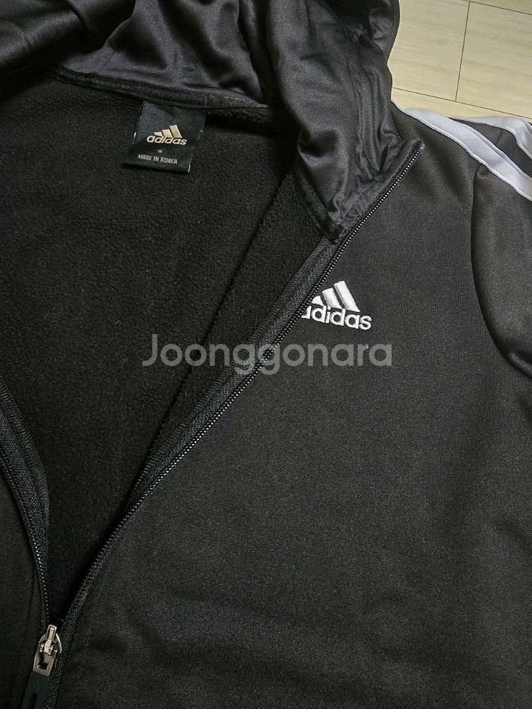 아디다스 여성 기모 후드집업 S--1