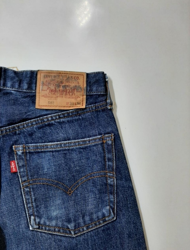 31)리바이스 502 빅E Lvc 해외판 셀비지 일자 이미지