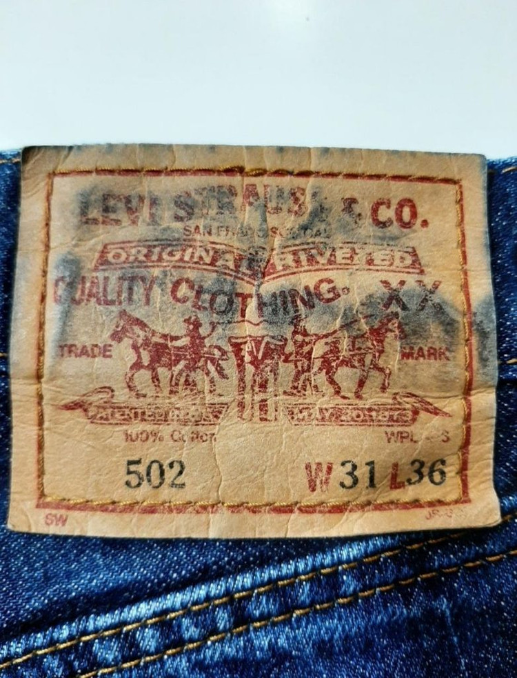 31)리바이스 502 빅E Lvc 해외판 셀비지 일자 이미지