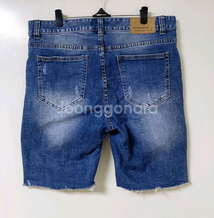 I.V빈티지 데님 반바지(32인치)--1