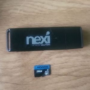 MicroSD 256G + 리더기 팝니다