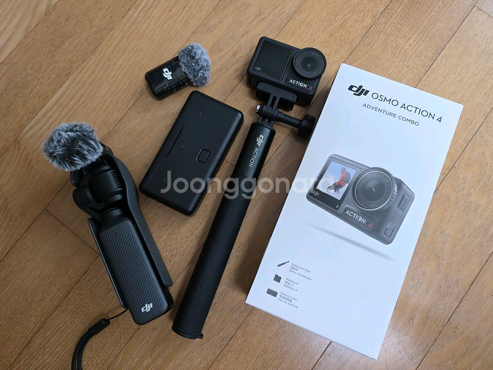 DJI 오즈모 액션4 어드벤쳐 콤보 판매합니다--0