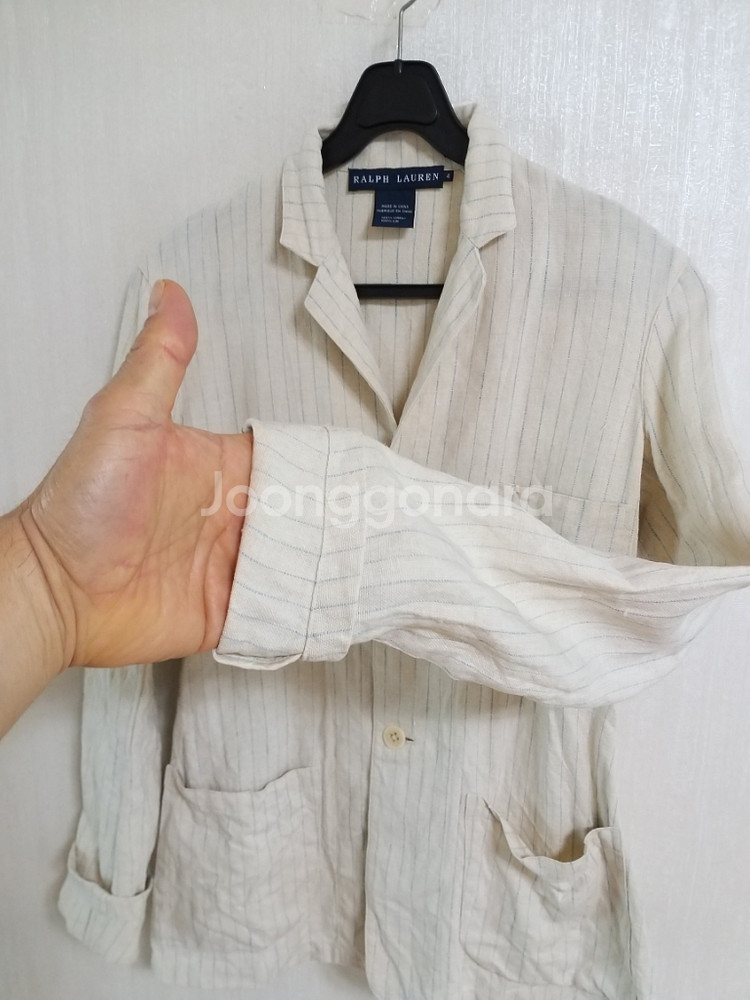 여성 랄프로렌 마100% 린넨자켓 (90)--4