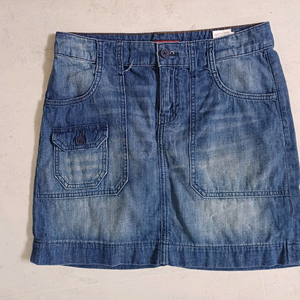 여성 타미힐피거 청 데님조끼 스커트 (새상품.28)